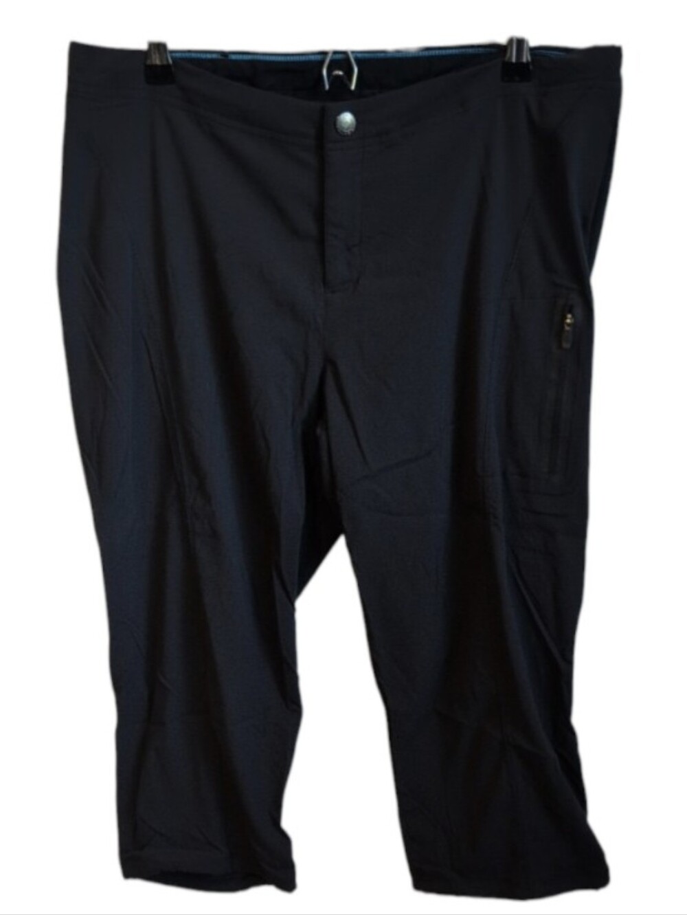 Women's Columbia Black Drawstring Capri Pants Size 12